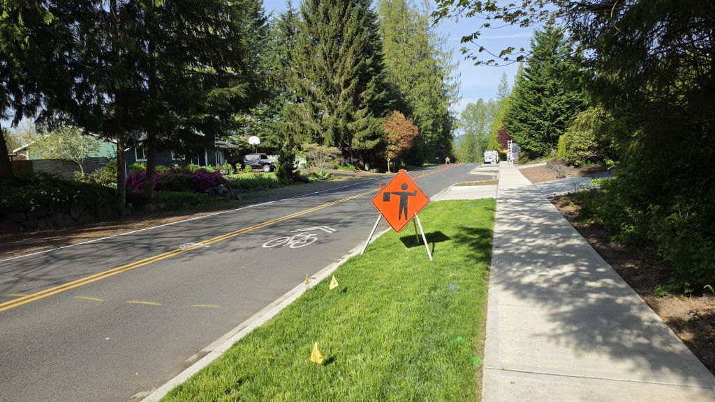the street pre construction